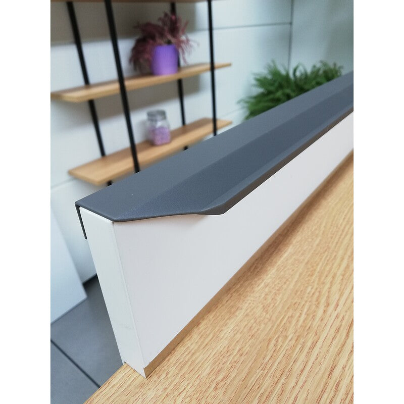 Poignées profil 653, finition inox satiné, longueur 400. disponible abidjan cote d'ivoire.