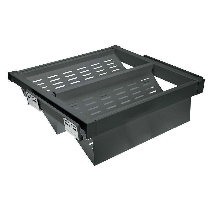 Porte-chaussures coulissant ajustable à sortie totale elite - largeur 900 mm - finition anthracite. disponible abidjan cote d'ivoire.