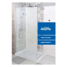 Profilé de compensation pour paroi de douche alterna concerto argent brillant réf fa112. disponible abidjan cote d'ivoire.