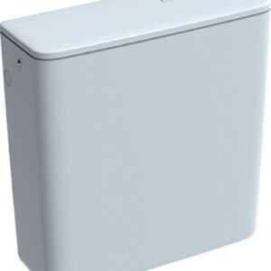 Réservoir apparent geberit ap128, rinçage interrompable, alimentation à l'arrière au centre ou latérale, avec couvercle de chasse d'eau. disponible abidjan cote d'ivoire.