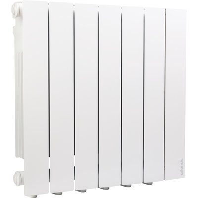 Radiateur accessio chaleur douce digital 2 horizontal 750 w blanc réf 524907. disponible abidjan cote d'ivoire.