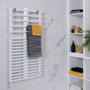 Radiateur sèche-serviettes eau chaude alterna stand up simple 535 w 1076 x 550 mm blanc. disponible abidjan cote d'ivoire.