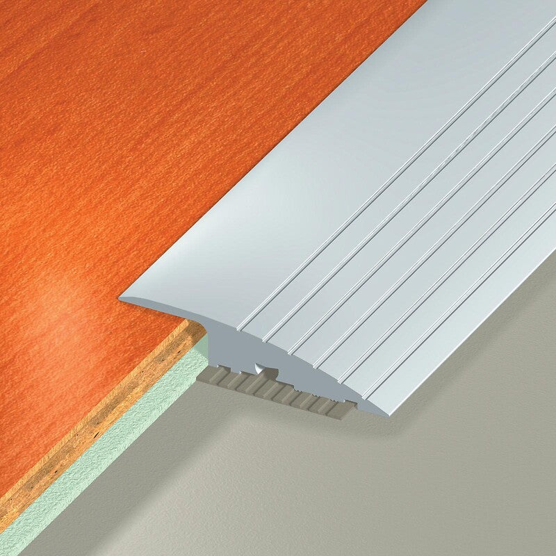 Rampe d'accès à visser aluminium anodisé pour épaisseur 10 mm. disponible abidjan cote d'ivoire.