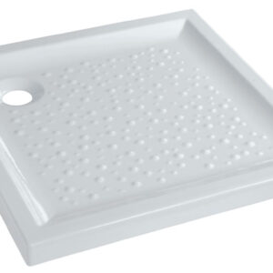 Receveur geberit bastia céramique 80 x 80 extra-plat à poser pour bonde siphoïde de 90, réf. disponible abidjan cote d'ivoire.