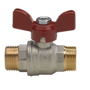 Robinet à tournant sphérique, poignée papillon, d 12x18, réf. disponible abidjan cote d'ivoire.