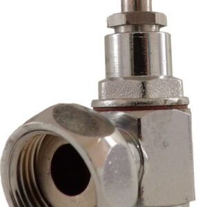 Robinet d'arrêt équerre altech, court diamètre 12 x 17 laiton chromé. disponible abidjan cote d'ivoire.