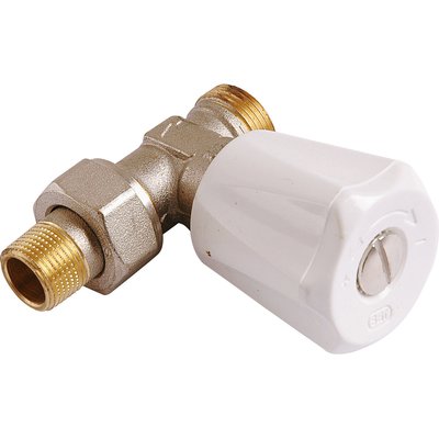 Robinet simple réglage eurosar 419e droit à filetage extérieur, finition nickelée d 22 - 15 x 21 réf. disponible abidjan cote d'ivoire.