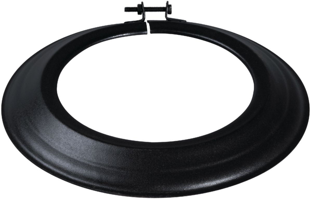 Rosace acier émaillé noir mat diamètre 180 mm réf. disponible abidjan cote d'ivoire.