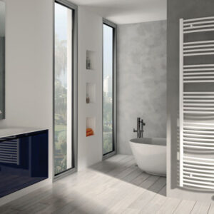 Sèche-serviettes électrique cala ondeo 1658 x 593 mm blanc 1000 w. disponible abidjan cote d'ivoire.