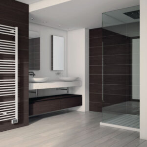 Sèche-serviettes électrique primeo2 1868 x 600 mm blanc 1200 w. disponible abidjan cote d'ivoire.