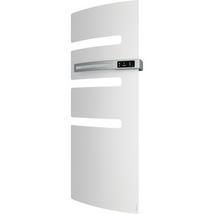 Sèche-serviettes électrique serenis digital mât gauche sans ventilo 500w 3cs blanc carat (ral 9016 mat texturé) réf. disponible abidjan cote d'ivoire.