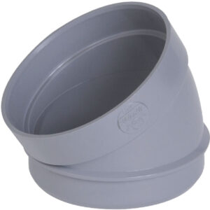 Secteur de coude mâle-femelle 30° - ust3 - pvc gris - ø 140 mm. disponible abidjan cote d'ivoire.