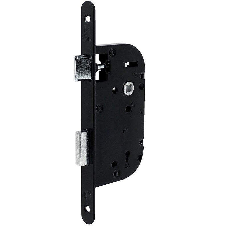 Serrure à larder de sûreté nf type lern axe à 50 mm clé l variée droite boîte de 25 noir. disponible abidjan cote d'ivoire.