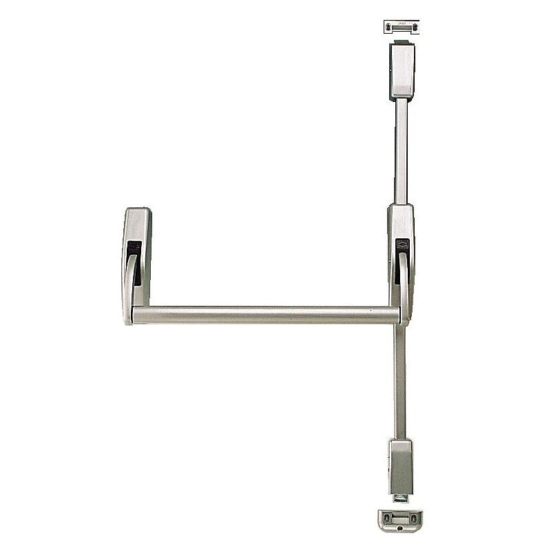 Serrure antipanique type 8902 2 points haut et bas blanc 9016. disponible abidjan cote d'ivoire.