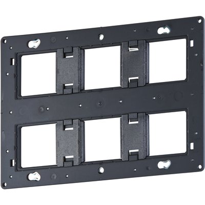 Support pour céliane/mosaïc 2x3 postes - 2x6/8 modules. disponible abidjan cote d'ivoire.