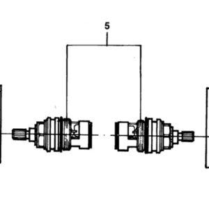Tête cd 15x21 1/4 tour squash/ manosque, jacob delafon, réf. disponible abidjan cote d'ivoire.