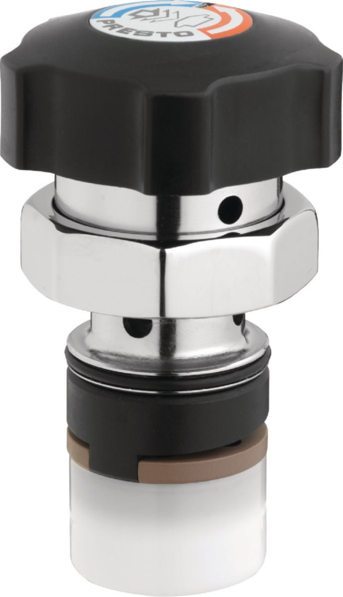 Tête interchangeable allongée pour mitigeur temporisé alpa - bouton noir presto, réf. disponible abidjan cote d'ivoire.