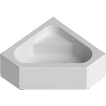 Tablier pour baignoire d'angle concerto 3 140 x 140 cm blanc. disponible abidjan cote d'ivoire.