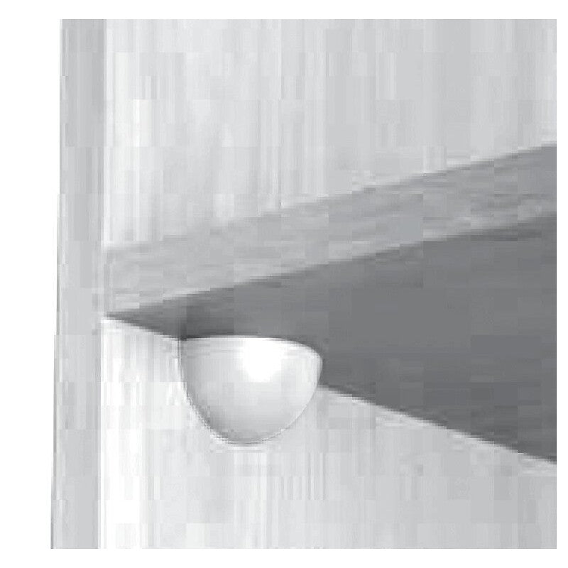 Taquet d'assemblage storo avec cache 1/4 de boule - coloris blanc x100. disponible abidjan cote d'ivoire.