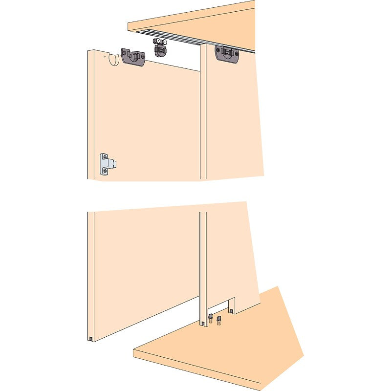 Vantail de 16 kg - clipo 16 pour porte en bois - garniture 2 portes. disponible abidjan cote d'ivoire.