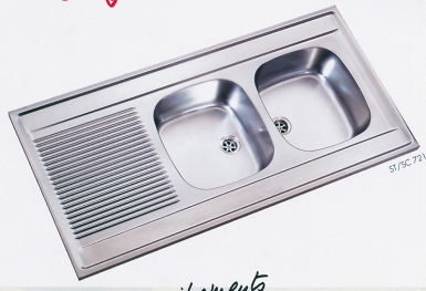 Évier man 711 - 1000 x 600 mm - finition inox satiné. disponible abidjan cote d'ivoire.