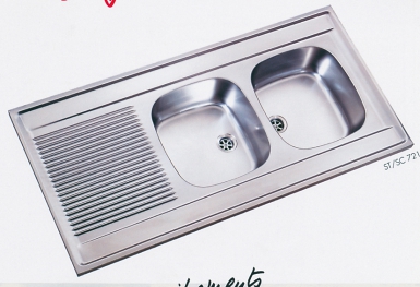 Évier spit spx 751 - 1400 x 600 mm - finition inox satiné. disponible abidjan cote d'ivoire.