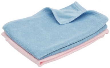 2 lavettes microfibres - 400 x 400 mm - pour laver, dégraisser, essuyer. disponible abidjan cote d'ivoire.