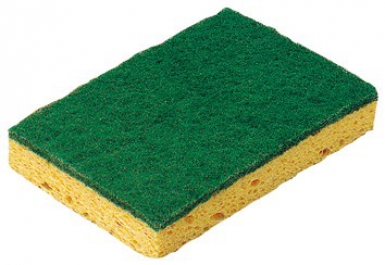 2 éponges végétale à récurer - 11 x 7 x 2,4 cm. disponible abidjan cote d'ivoire.