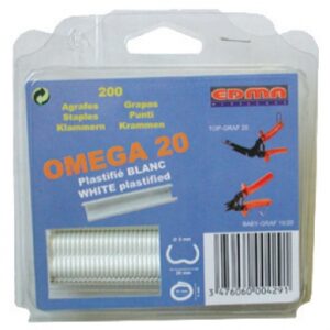 Agrafes omega - plastifiées vertes - 20 mm - boîte de 200 p. disponible abidjan cote d'ivoire.