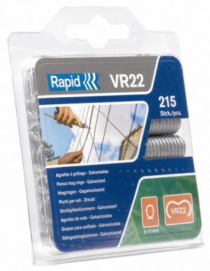 Agrafes rocafix vr 22 - galvanisées - ø 5/6 mm - blister de 1100 p. disponible abidjan cote d'ivoire.