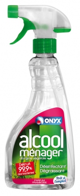 Alcool ménager parfumé framboise - nettoyant, désinfectant spray 500 ml. disponible abidjan cote d'ivoire.