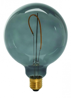 Ampoule led filament curved black g125 e27 4w 180 lm 3000°k bt1. disponible abidjan cote d'ivoire.