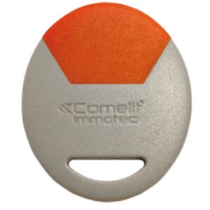 Badge électronique de proximité mifare de couleur orange. disponible abidjan cote d'ivoire.