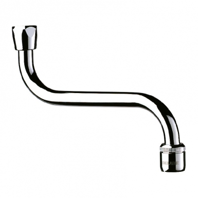 Bec orientable mural - f 1/2" - l 150 mm - h 120 mm - laiton chromé. disponible abidjan cote d'ivoire.