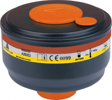 Boîte de 4 cartouches "m9000e a2" filtrantes à gaz - pour masques complets - a2. disponible abidjan cote d'ivoire.