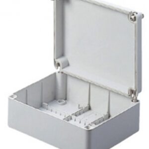 Boîte de dérivation étanche non percée à vis 190x140x70 mm pvc gris. disponible abidjan cote d'ivoire.