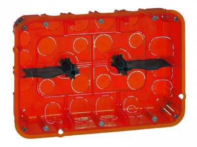 Boîte multimatériaux batibox grand format 2x3 postes ou 2x6 à 8 modules - profondeur 50 mm. disponible abidjan cote d'ivoire.