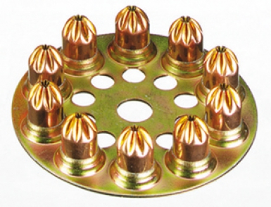 Boite de 10 disques de 10 cartouches d9 jaune 6,3/10 (moyenne) pour p60. disponible abidjan cote d'ivoire.