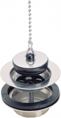 Bonde lavabo à bouchon plastique - sortie 33x42. disponible abidjan cote d'ivoire.