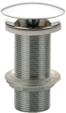 Bonde lavabo sans lanterne laiton chromé 100 mm - sortie 33x42. disponible abidjan cote d'ivoire.