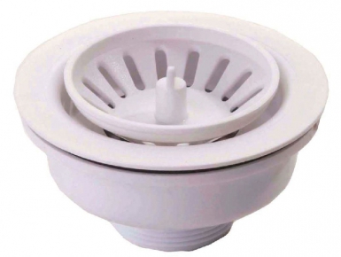 Bonde à panier manu - évier tout matériau ø 90 - polypropylène - 40x49. disponible abidjan cote d'ivoire.