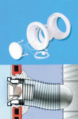 Bouche d'extraction mobile " smm " ø de scel. disponible abidjan cote d'ivoire.