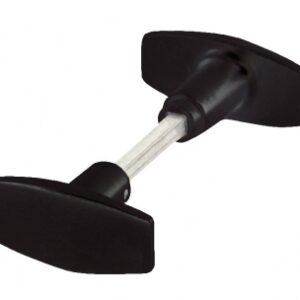 Bouton double éco noir carré de 6 mm - époxy noir. disponible abidjan cote d'ivoire.