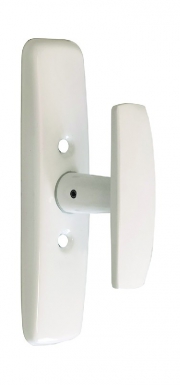 Câche-crémone - métal laquée blanc​ ​. disponible abidjan cote d'ivoire.