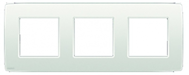 Cadre 3 postes 83x225 mm entraxe 71 mm horizontal col. disponible abidjan cote d'ivoire.