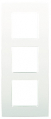 Cadre 3 postes 85x205 mm entraxe 60 mm vertical col. disponible abidjan cote d'ivoire.