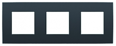 Cadre 3 postes 85x227 mm entraxe 71 mm horizontal col. disponible abidjan cote d'ivoire.