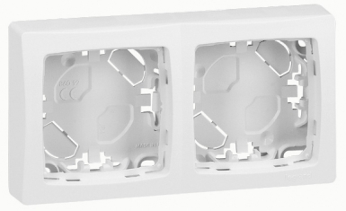 Cadre saillie 2 postes 138x72 mm pour mécan. disponible abidjan cote d'ivoire.