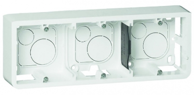 Cadre saillie profondeur 40mm mosaic pour 6 , 8 ou 3x2 modules horizontal et support. disponible abidjan cote d'ivoire.