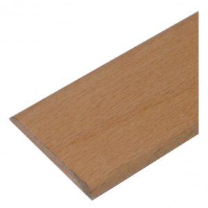 Chant-plat hêtre 2 angles arrondis 4x38 mm lg. disponible abidjan cote d'ivoire.